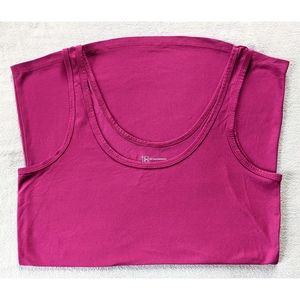 No Boundaries Magenta Tank Top